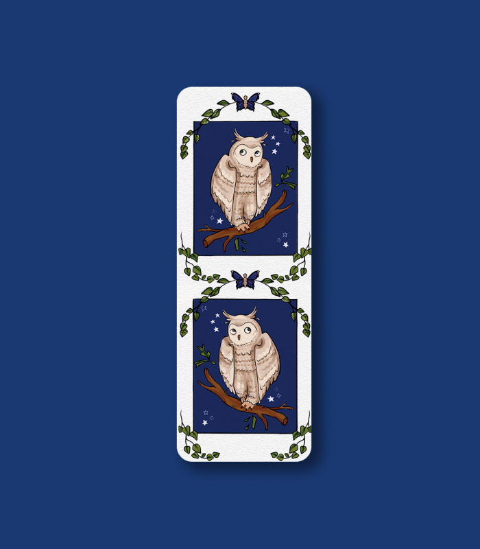 Marque page hiboux