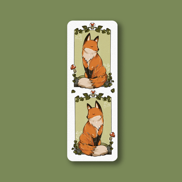 Marque page renard