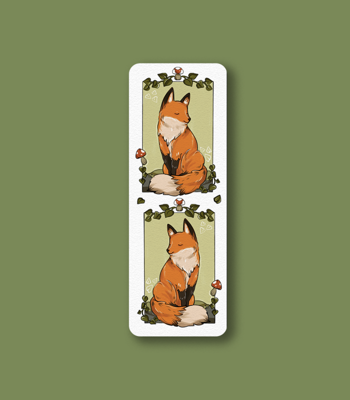 Marque page renard