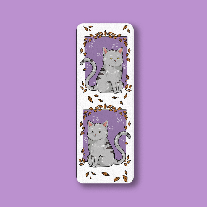 Marque page chat