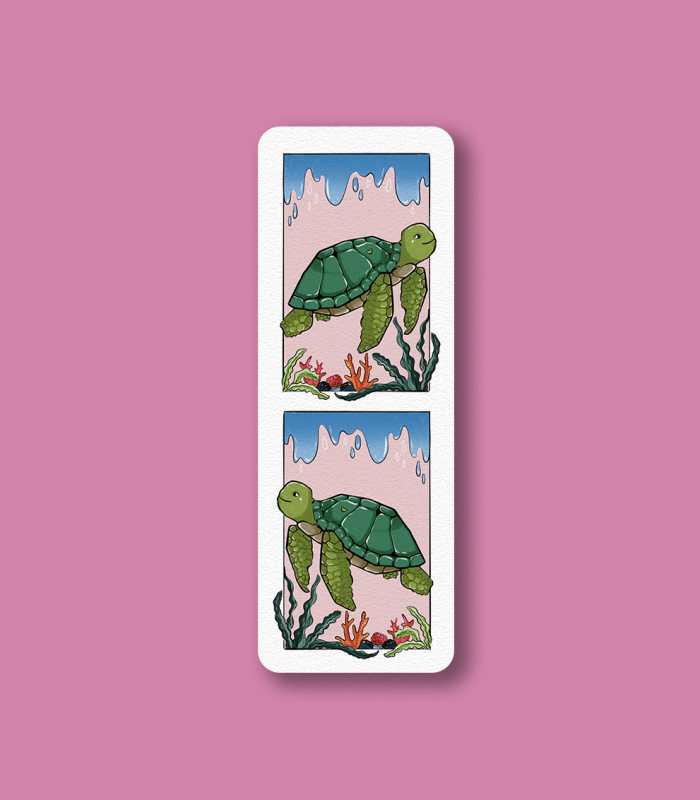 Marque page tortue